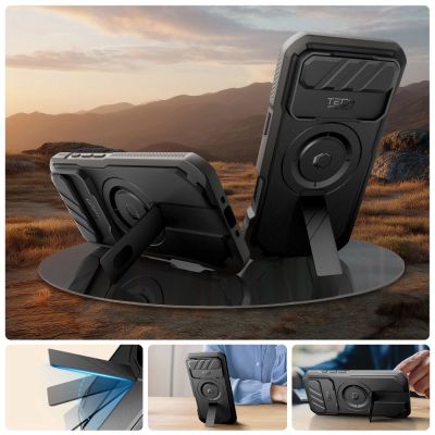 5. Tech-Protect Kevlar MagSafe Case for iPhone 17 Air - Black