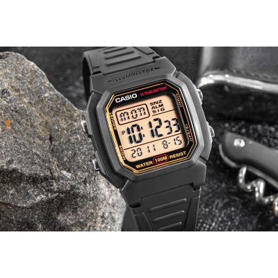 5. Men's Watch CASIO W-800HG-9AVDF + BOX