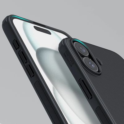 13. Nillkin Super Frosted Shield Pro Magnetic Case for iPhone 16 - black