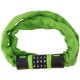 3. DUNLOP BICYCLE LOCK CHAIN WITH COMBINATION 90CM LENGTH GREEN