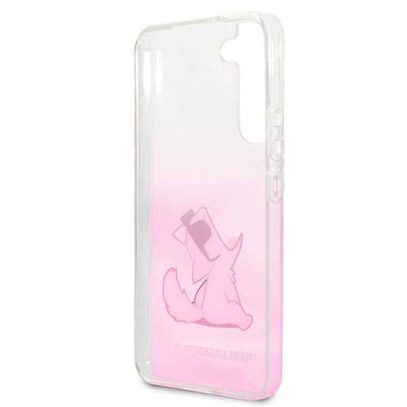 7. Karl Lagerfeld Choupette Eat Case for Samsung Galaxy S22+ - Pink