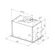 3. MPM MPM-45-OW-06/W built-in hood 45 cm | BLDC motor | LED | white