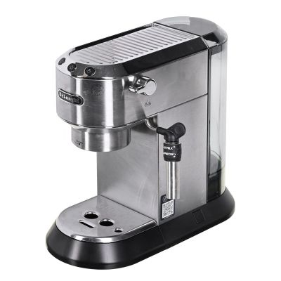 10. DeLonghi Dedica Style EC 685.M portafilter coffee machine (1350W; silver color)
