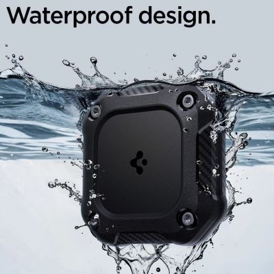 14. Spigen Tough Armor Case for AirTag 1/2 - Black