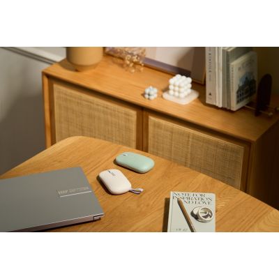 12. ASUS Marshmallow Mouse MD100 Ambidextrous RF Wireless + Bluetooth Optical 1600 DPI