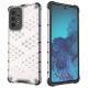 17. Honeycomb case armored cover with a gel frame for Samsung Galaxy A73 black