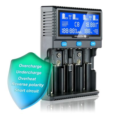 5. EVERACTIVE CHARGER FOR LI-ION AND NI-MH CYLINDRICAL BATTERIES UC4200