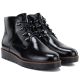 4. Women's black patent leather wedge ankle boots Potocki Z25-JE19360