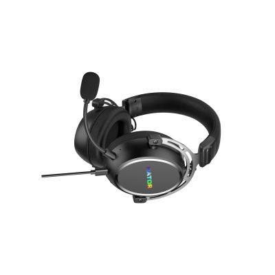 4. HATOR Hypergang 3 USB Wired & Wireless Headband Gaming Headset USB Type-C / USB Type-A Bluetooth Black