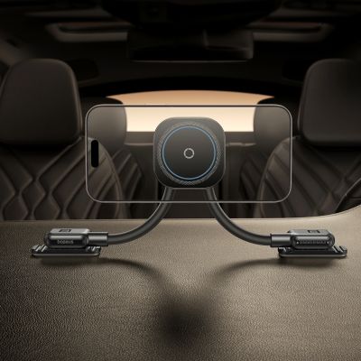 16. Baseus PrimeTrip C03sPro Car Holder for Dashboard with Adhesive Inductive Charger - Black