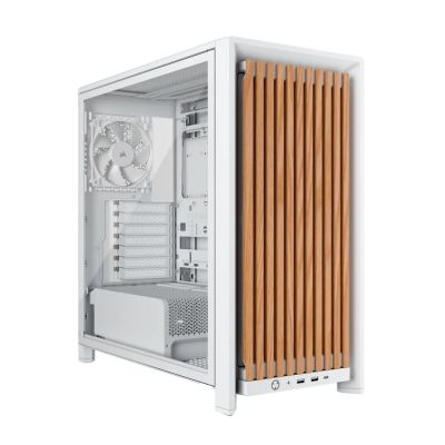 2. Corsair FRAME 4000D WOOD RS Midi Tower Wood, White