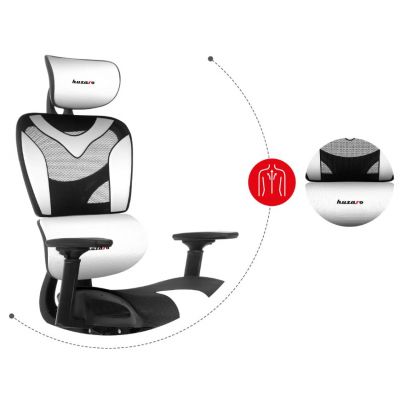 14. Huzaro Combat 8.0 White Gaming Chair