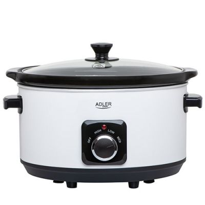 23. Slow cooker ADLER AD 6413w white
