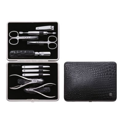 Zwilling Classic Inox MANICURE SET – 10-piece leather case – Black