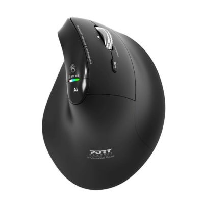 2. Port Designs 910204 mouse Universal Right-handed RF Wireless + Bluetooth Optical 4800 DPI
