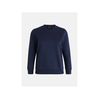 6. Peak Performance W Original Small Logo Crew Sweatshirt Blue
