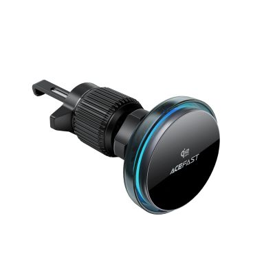 2. Acefast D61 Magnetic Car Air Vent Holder with Qi2 25W Wireless Charging - Gray