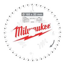 MILWAUKEE CIRCULAR SAW 160x20x2.2x48z WOOD - CLEAN CUT CSB PW