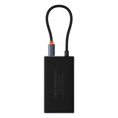 2. Baseus PioneerJoy 4xUSB-A 3.0 USB-C Hub - Gray