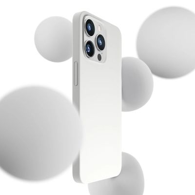 2. 3mk Hardy Silicone MagCase for iPhone 14 Pro Max - White