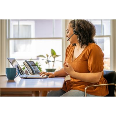 180. POLY Voyager 4320 Microsoft Teams Certified USB-C Headset + BT700 Adapter