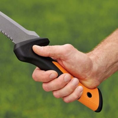9. Fiskars 1051233 Hacksaw Hand Saw 23 cm Black, Orange, Silver