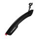 Rockbros DNB8001BK Mudguard with Red LED Light - Black