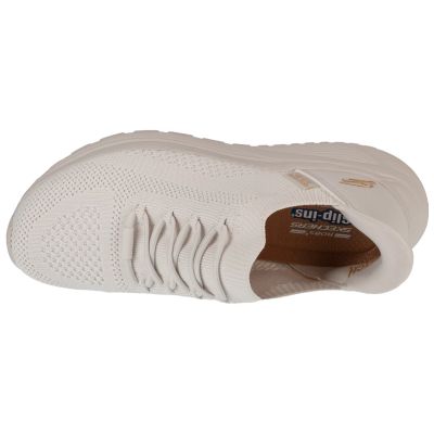3. Skechers Slip-Ins: Bobs Sparrow 2.0 - Lucky Run 117620-OFWT White 36