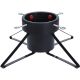 METAL CHRISTMAS TREE STAND 4 LEGS BLACK