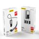 5. Dudao 3in1 USB car charger 3,4 A built-in cable Lightning / USB Type C / micro USB black (R5ProN black)