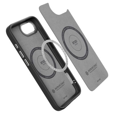 10. Spigen Enzo Aramid MagSafe Case for iPhone 16e / 17e - Black