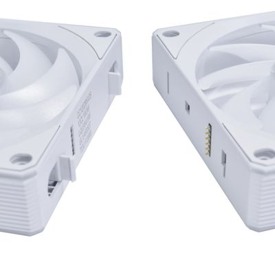 8. Lian Li UNI FAN CL Wireless Fan, 3-Pack - 120mm, White