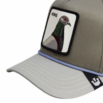 6. Goorin Bros. Homie Pigeon Grey Snapback Cap - 101-1135