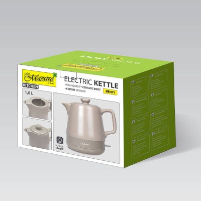 6. Ceramic electric kettle MAESTRO MR-071-BEIGE