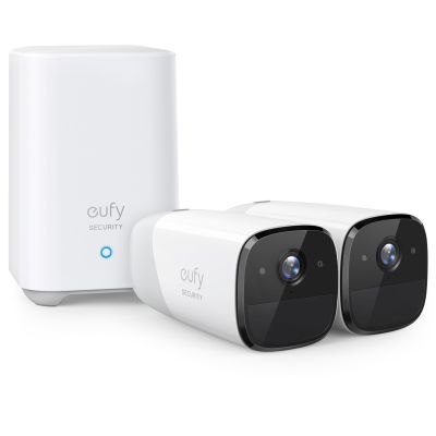 2. Eufy eufyCam 2 Pro Bullet IP Security Camera Indoor & Outdoor 2048 x 1080 px Wall