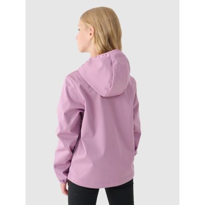 2. Windproof softshell jacket with neodry 5000 membrane for girls 4F Junior 4FJWAW24TSOFF261-54S