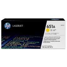 HP 651A original yellow LaserJet toner cartridge