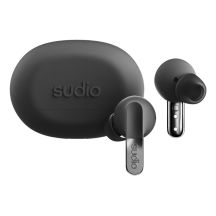 Sudio N3PROBLK Headphones/Headset Wireless In-Ear Bluetooth Calls/Music Black