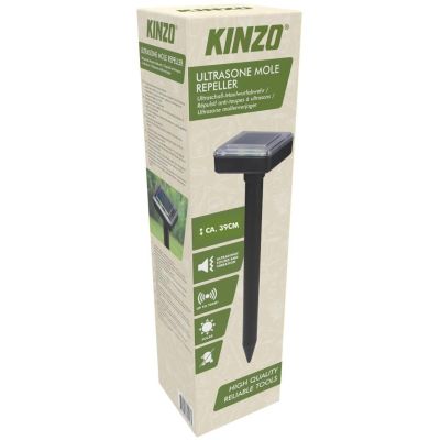 4. KINZO ULTRASONIC SOLAR MOLE REPELLER