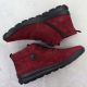 14. Women's leather suede ankle boots in burgundy Rieker Z0022-35