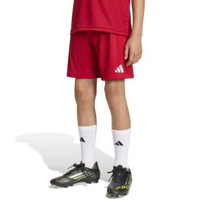 2. adidas Entrada 26 Kids’ Red Shorts JZ6528