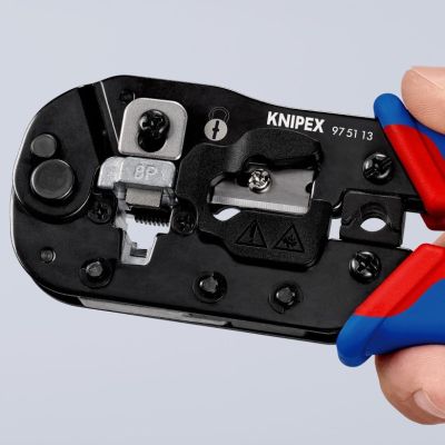 14. Knipex 97 51 13 Cable Crimping Tool Crimping Tool Black, Blue, Red