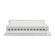 4. Digitus Patch Panel 10'' 12x RJ45, LSA level, cat.6A, shielded, 1U, gray, cable guide