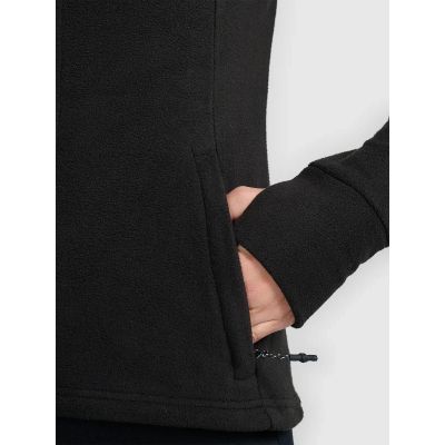 3. Women's fleece jacket with hood 4F 4FWMM00TFLEF468-20S