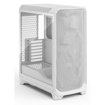 3. Fractal Design Meshify 3 White TG Clear Tint Case - Case - ATX