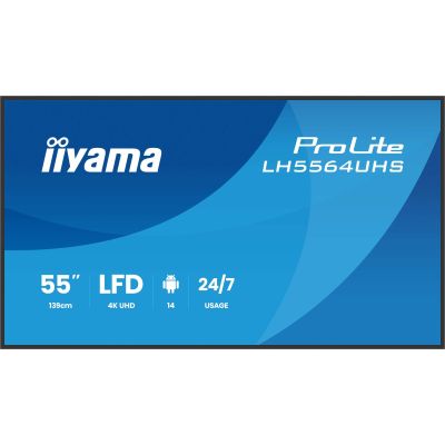 2. iiyama LH5564UHS-B1AG 55 IN LCD UHD Flat Screen - Flat Screen - 139.7 cm