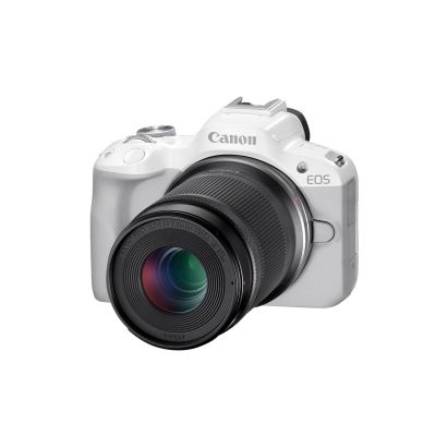 7. Canon EOS R50, White + RF-S 18-45mm F4.5-6.3 IS STM Kit Mirrorless camera 24.2 MP CMOS 6000 x 4000 px White