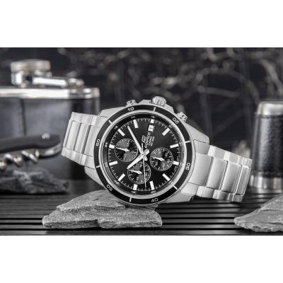 18. CASIO EDIFICE EFR-526D-1AVUEF Men's Watch + B0X