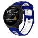 4. Silicone strap for Garmin G02 - navy blue and white