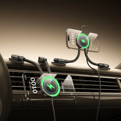 10. Baseus PrimeTrip C03sPro Car Holder for Dashboard with Adhesive Inductive Charger - Black